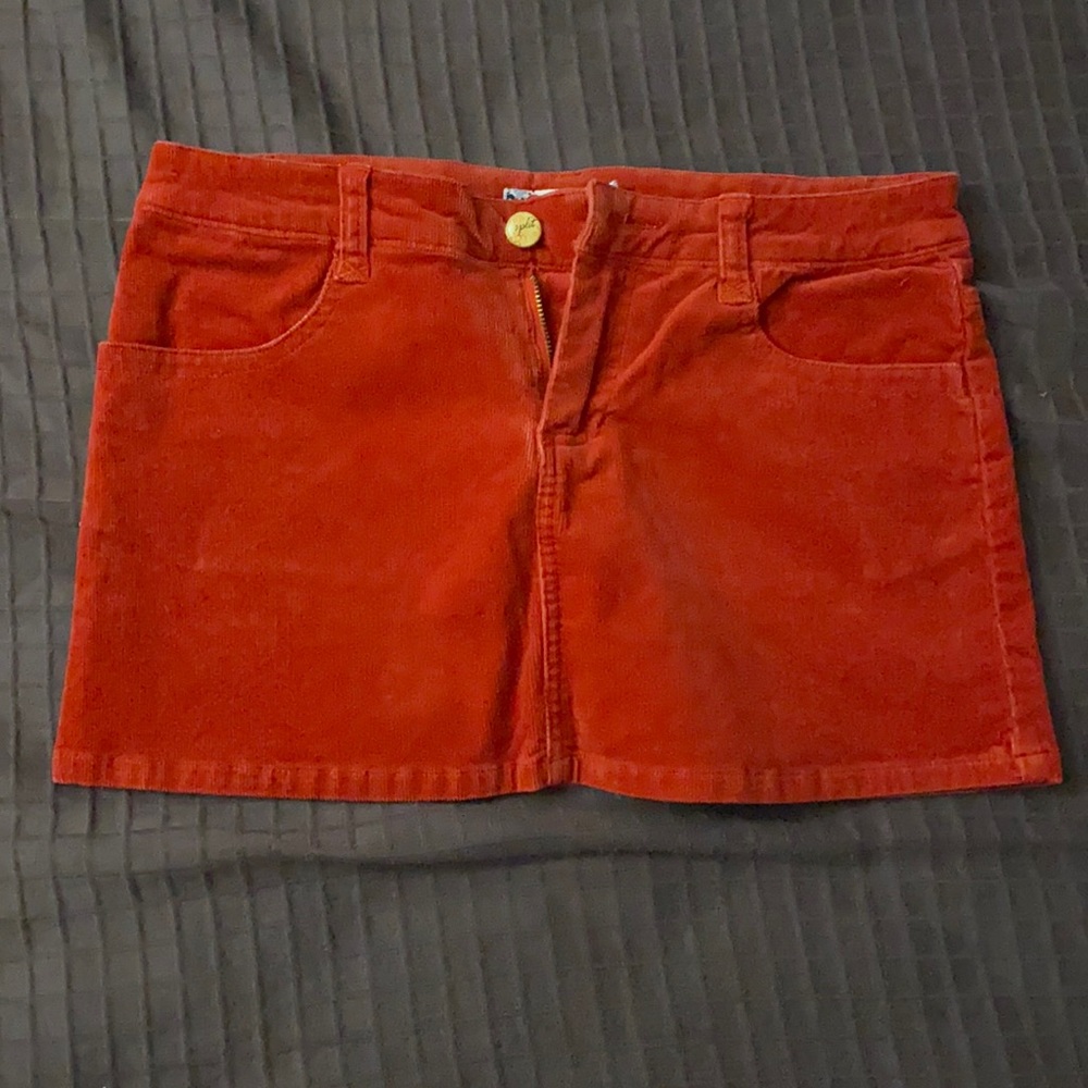 Red Mini Skirt